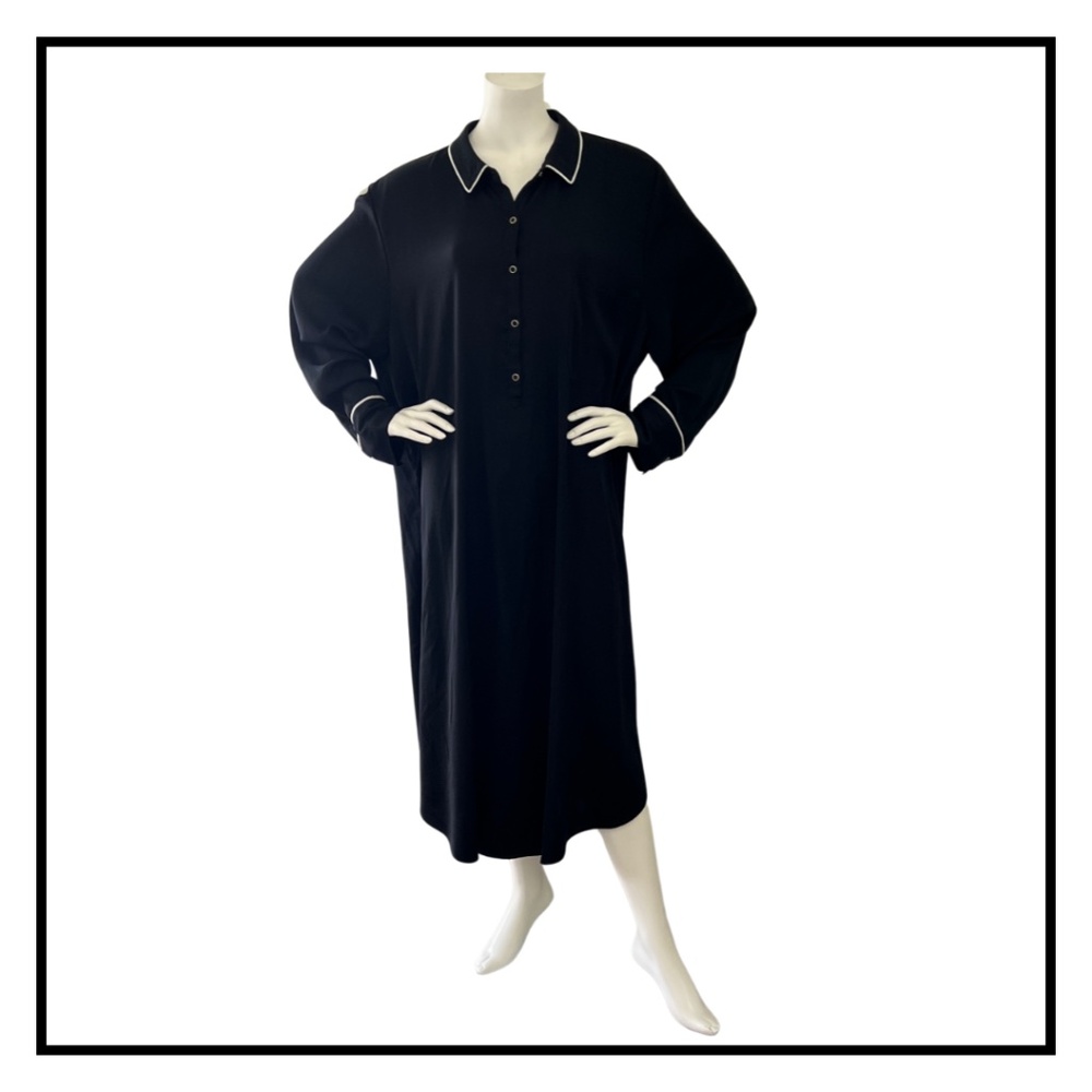 Chico's Black Label Long Sleeve Dress